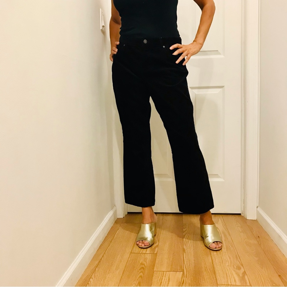 PRIVATELY SOLD!!! Talbots Heritage Petites black cropped corduroy pants. Size - Picture 10 of 10